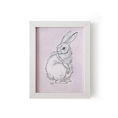"Bunny 1"- illustration 15x20 cm