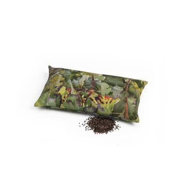 VINEYARD - pillow filled with buckwheat husk - 50x30 cm