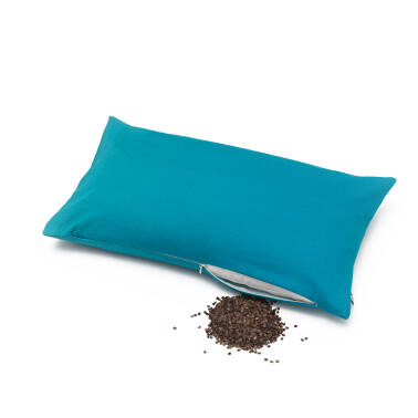 AQUA - pillow filled with buckwheat husk - 50x30 cm