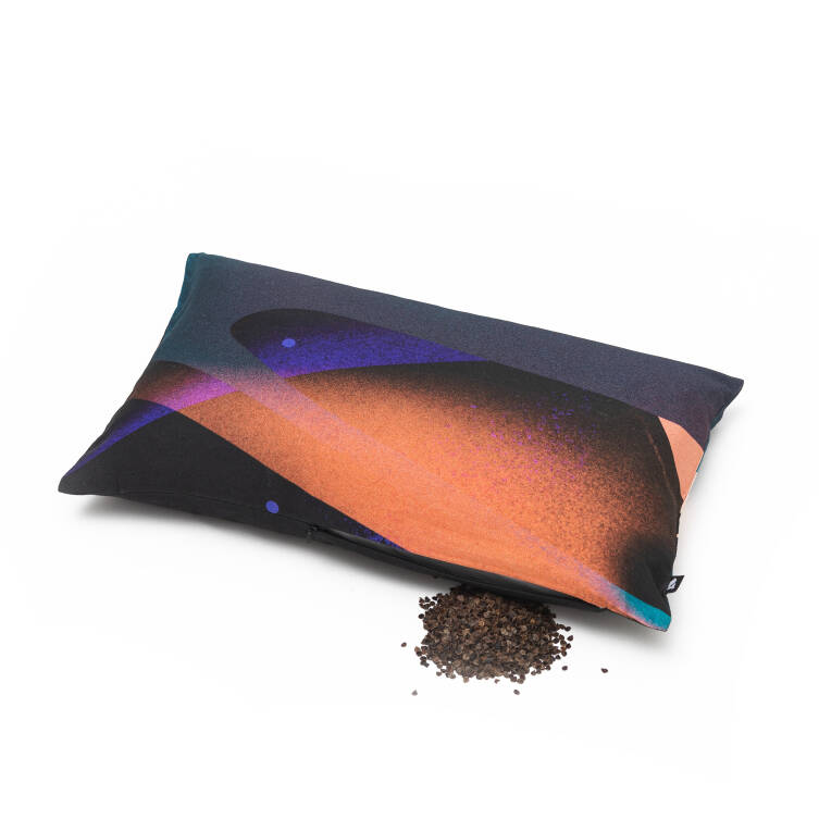SOFT VOID - pillow filled with buckwheat husk - 50x30 cm