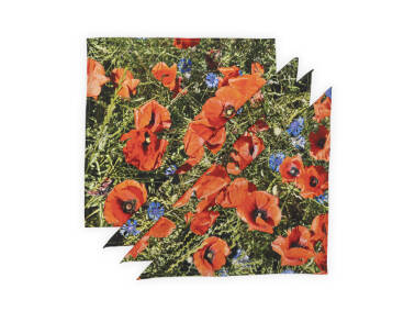 POPPIES - decorative mats (serviettes)