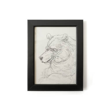 "Bear"- illustration 16x21 cm