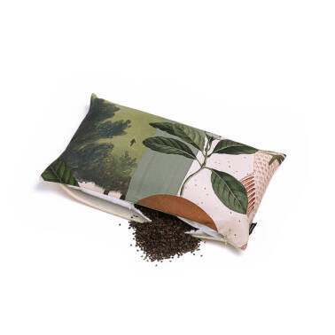 LIQUID MEMORY - pillow filled with buckwheat husk - 50x30 cm